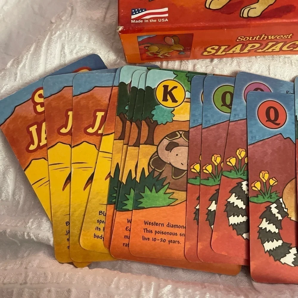 Southwest Slap Jack Card Game COMPLETE Jr RangerLand Haywood 2012 Kids